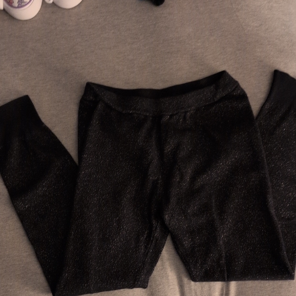 GAP Kids Black Sparkle Leggings